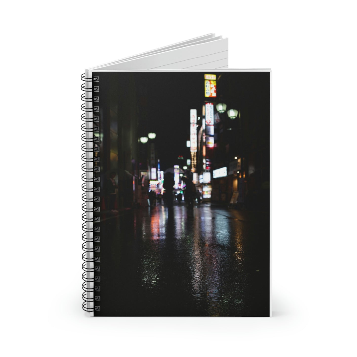 Tokyo Rainy Night -Spiral Notebook - Ruled Line